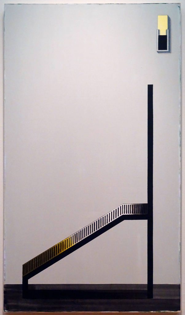 Leper Squint 19 (2015), oil on canvas 228,5x130cm by Michael Simpson