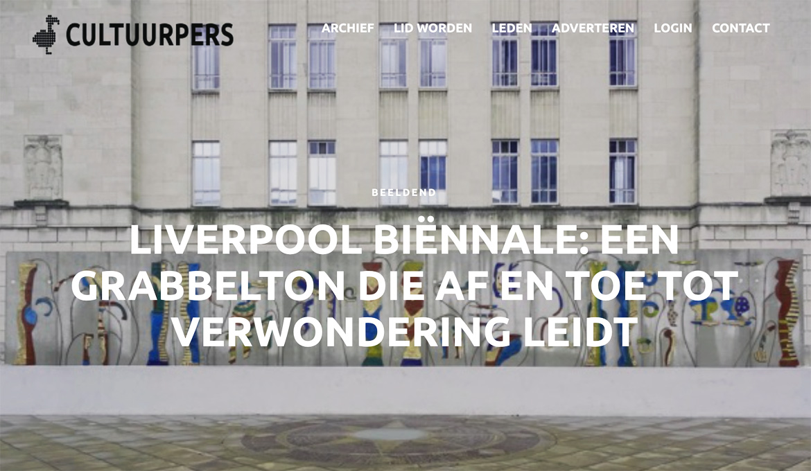 Cultuurpers, Dutch news website on arts, culture and -policies